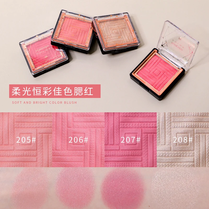 Сиси один Цвет уход за кожей лица щека матовая румяна пудра палитра для макияжа