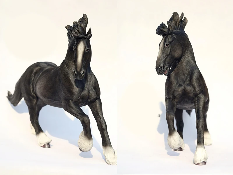 Модель шарма Mnotht 1/6 Scale коллекция игрушек Король лошади война из смолы лошадь с