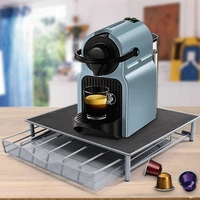 2018 coffee machine base pod holder storage drawer coffee nespresso capsules drawers stainless organizer stand rack drawers