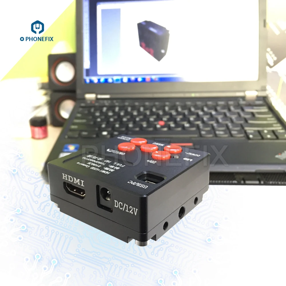 21MP HDMI USB цифровой видео микроскоп HD камера рекордер 1080P 60FPS лупа для мобильного