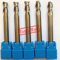 1pc 6mm d630d6100 hrc50 2 flutes milling cutters for aluminum cnc tools solid carbide cnc flat end mills router bits