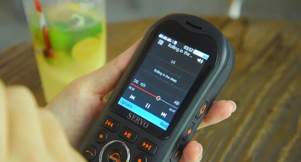 SERVO K8 портативная sim карта двойной динамик мобильный телефон с Bluetooth беспроводной
