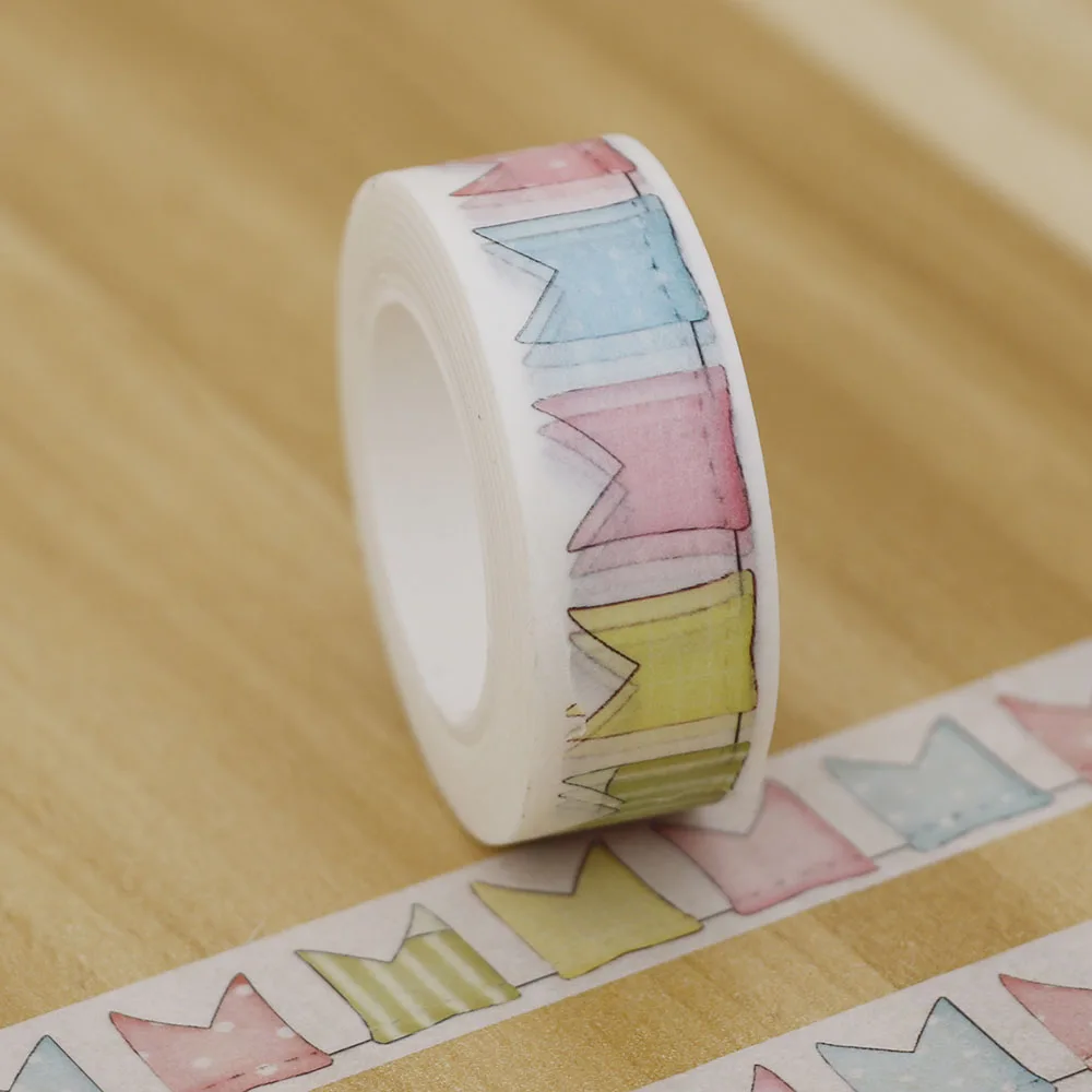 1 шт. цветная Васи лента с флагом украшение сделай сам скрапбукинг планировщик