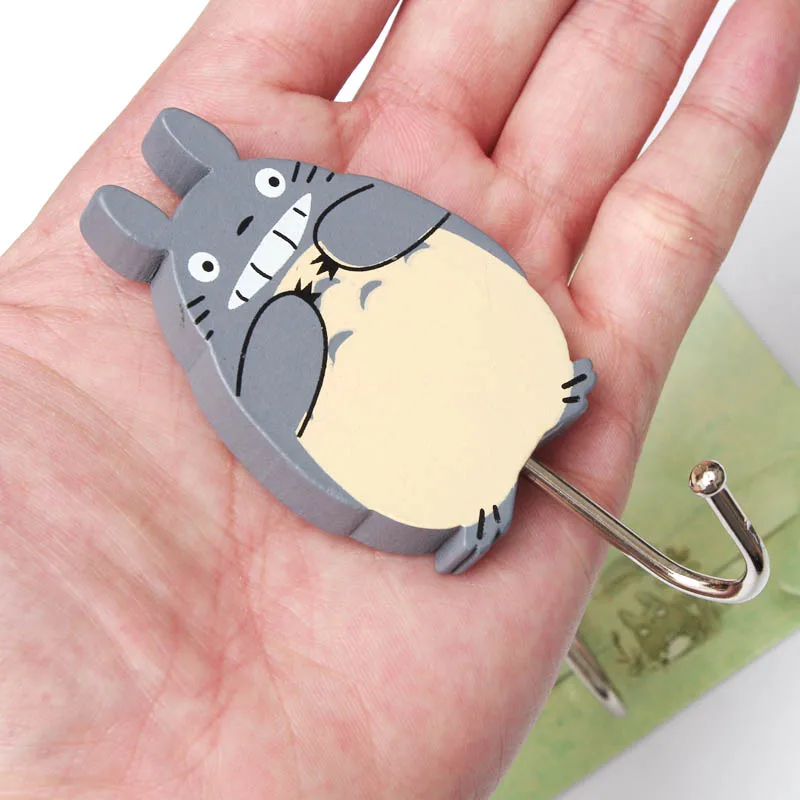 2 шт. креативные крючки для сумок Totoro настенные декоративные вешалок одежды|hook