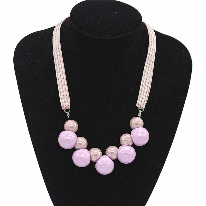 Женский тканевый мячик ADOLPH корейский кулон в виде цветка колье чокер с