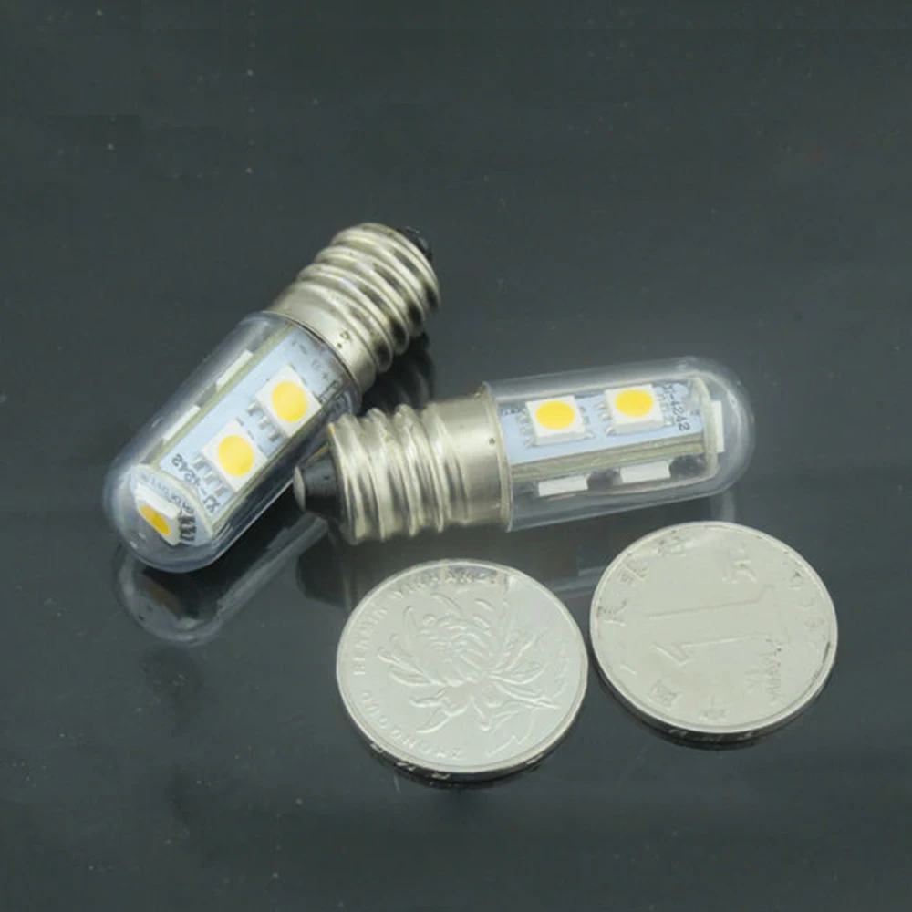 

Wholesale 100pcs E14 LED Energy Saving Bulb 1W Mini Small refrigerator Lights Bulb Indicating Lamp For Sewing Machine Fridge