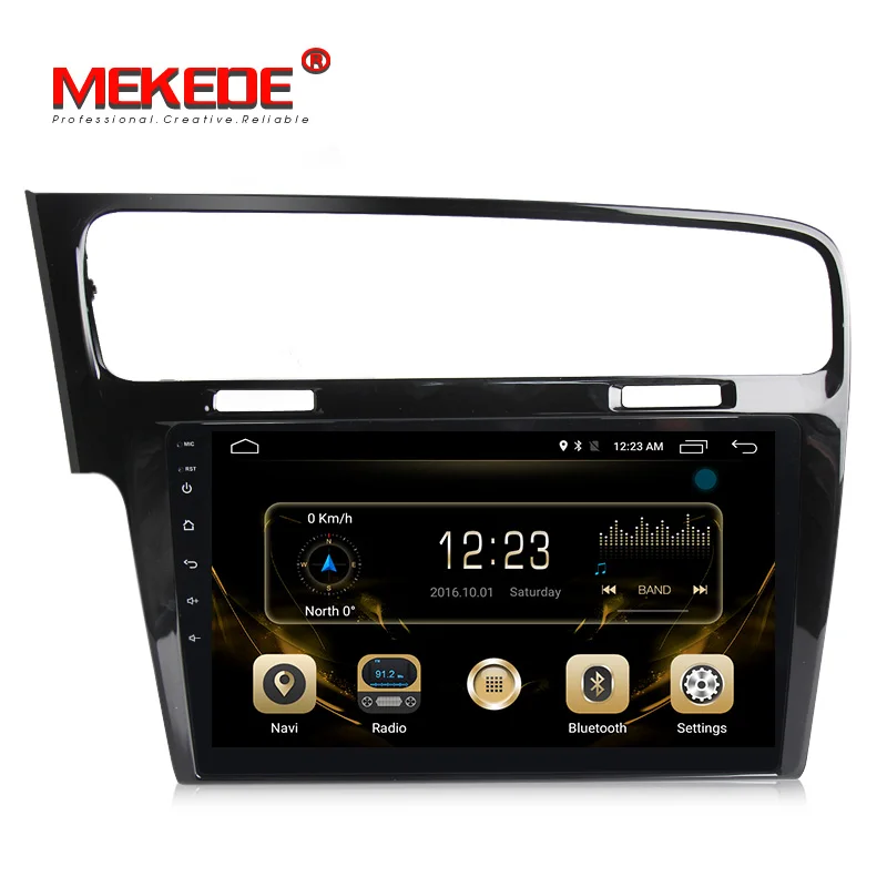 Бесплатная доставка Android 7 1 автомобиля gps навигации плеер для VW GOLF MK7 VII 2013-2017 с WI-FI BT