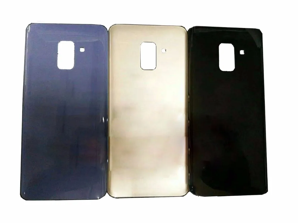 Для Samsung Galaxy A530 A8 2018 Крышка батарейного отсека чехлы задняя крышка черный синий