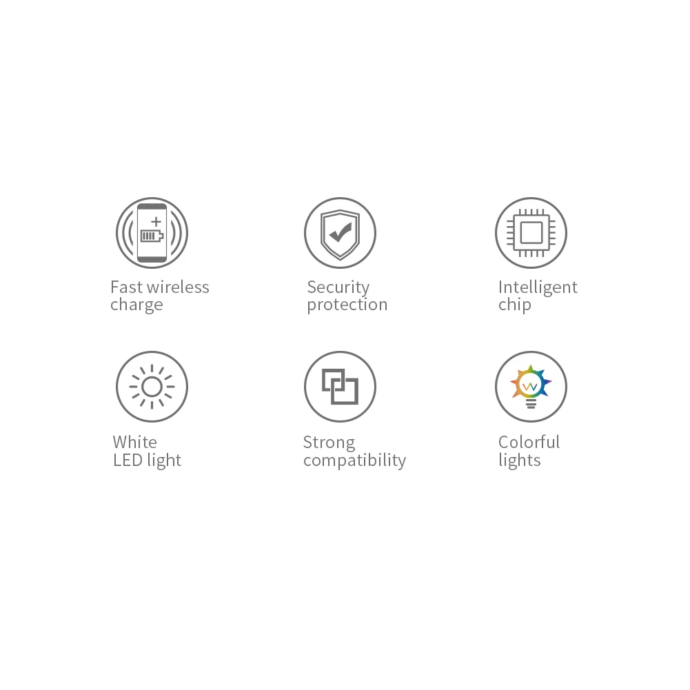 Nillkin 2in1 10 Вт Быстрая Зарядка Qi Беспроводной Зарядное устройство+ ночным светом для iPhone Xs Max XR Беспроводной зарядного устройства для samsung Galaxy S10+ S10e