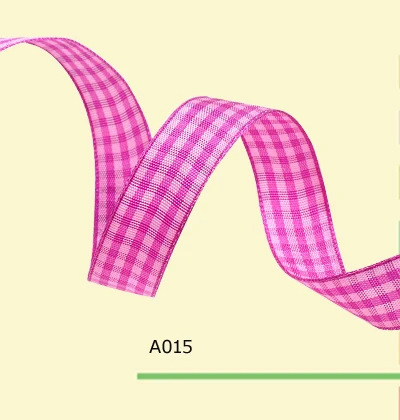

3/16" Inch 5mm checks ribbons