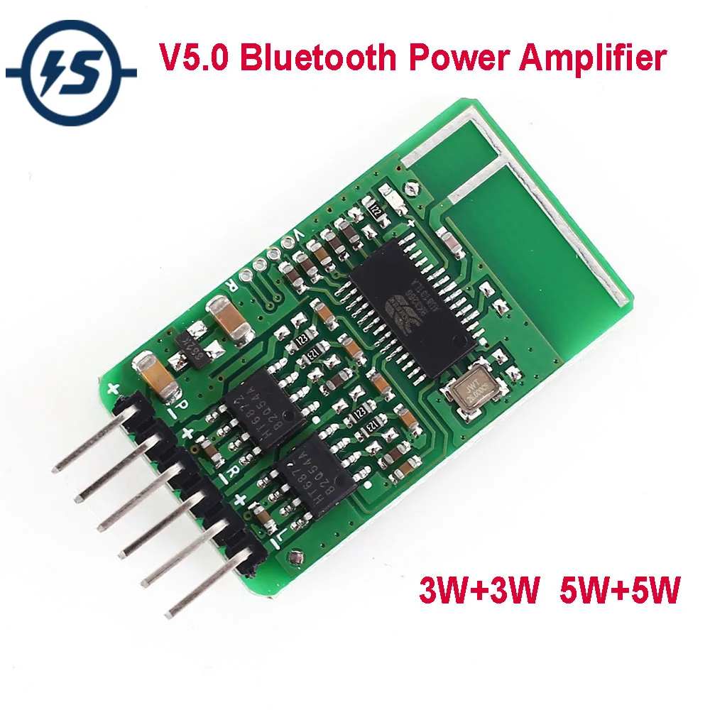 Плата усилителя мощности 3 Вт + 5 V5.0 стерео Bluetooth плата с поддержкой AUX аудио