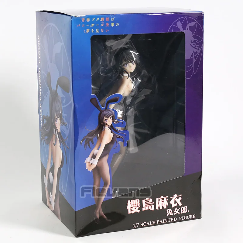 Rascal Not Dream of Bunny Girl Senpai Sakurajima Mai фигурка кукла из ПВХ Коллекционная модель игрушки