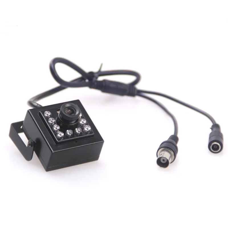 HD 800TVL Мини CCTV Камера 10 шт. белый ИК светодиодные Hd sony Ccd Сенсор Ночное видение 850MN