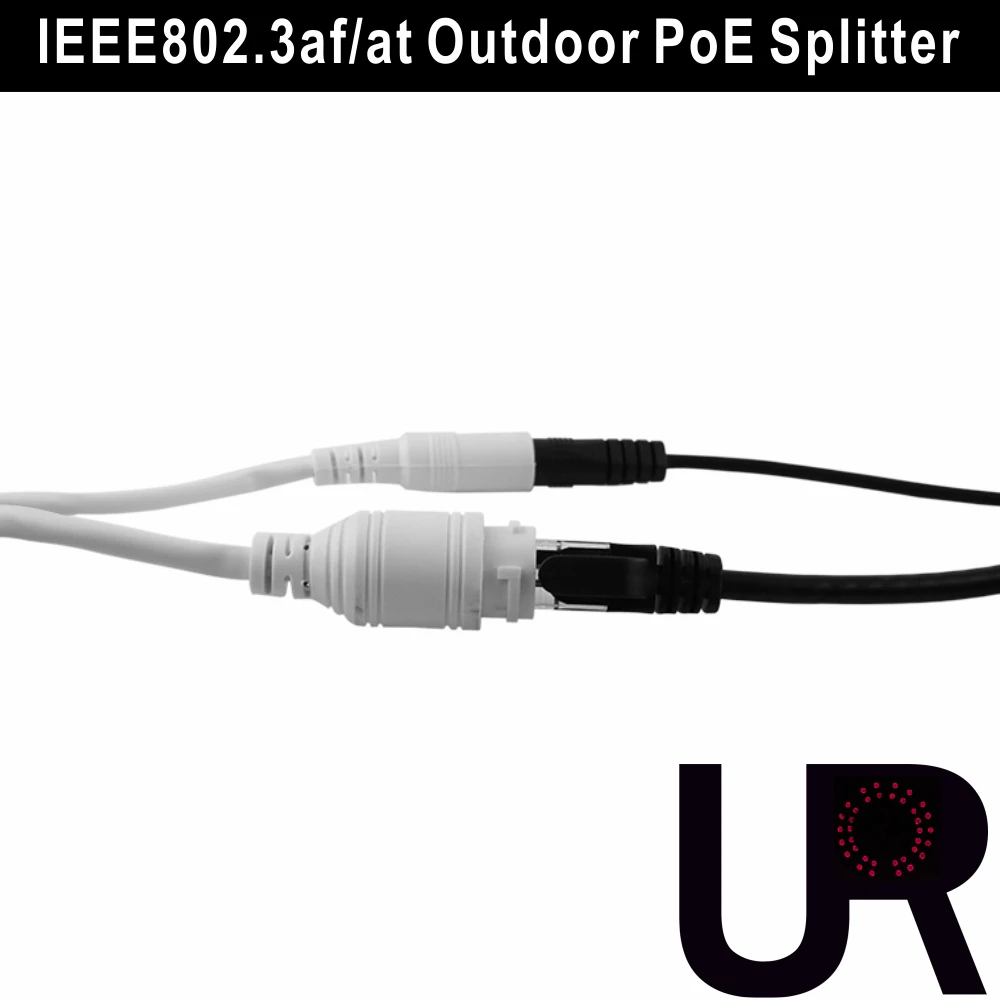 4pcs Outdoor Weatherproof IEEE802.3af/at DC12V 2A/1A PoE Splitter to Make your Non IP Camera work with Switch or NVR | Безопасность и