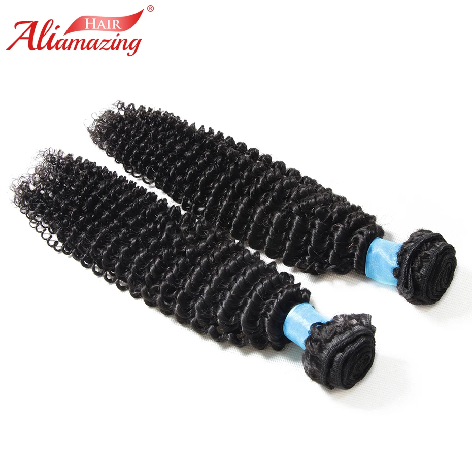 Али удивительные волосы вьющиеся переплетенные человеческие пучки 1 шт.