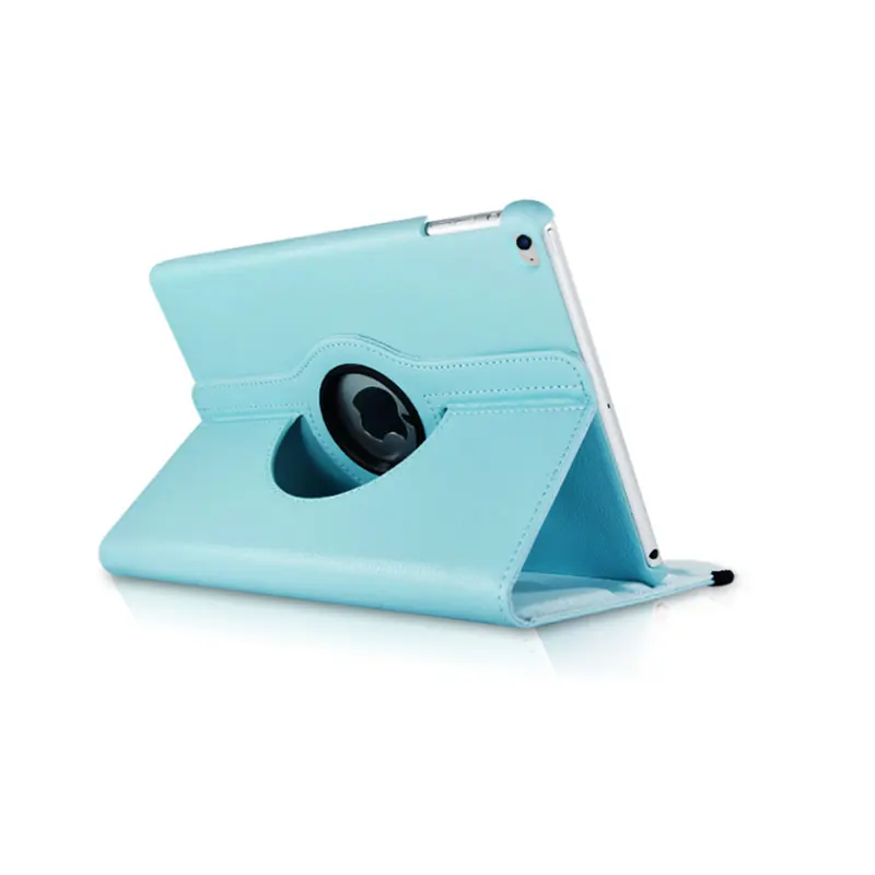 5 Pc/lot PU Leather 360 Rotating Case Stand Smart Magnetic 9.7&quot Inch For Apple New i Pad 9.7 2017 Multi-Color |