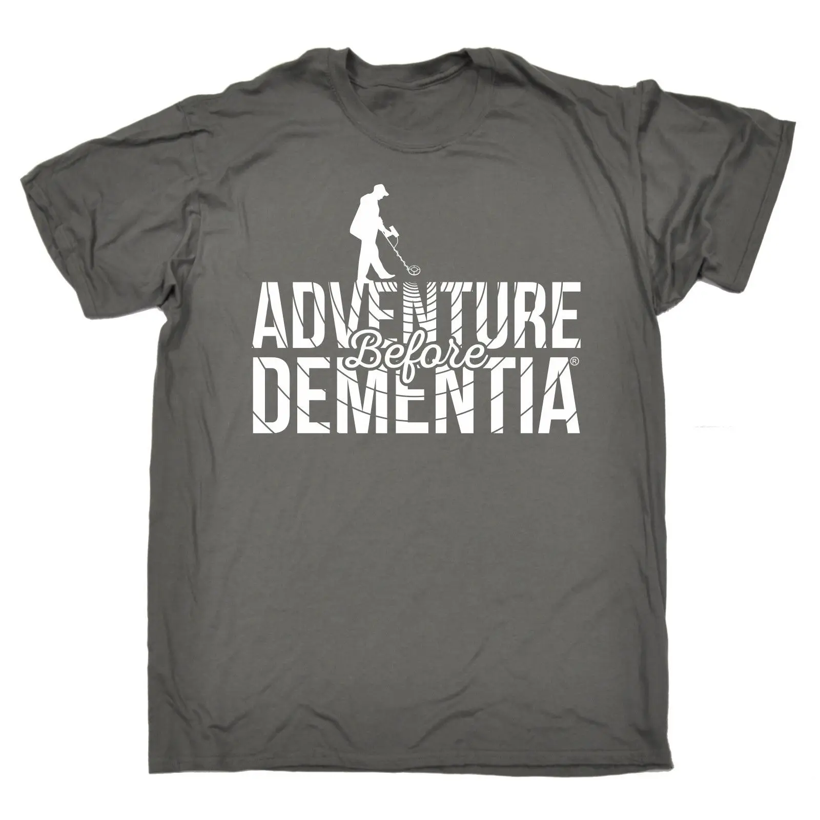 Футболка с принтом летняя футболка детектором металла Adventure Before Dementia забавная