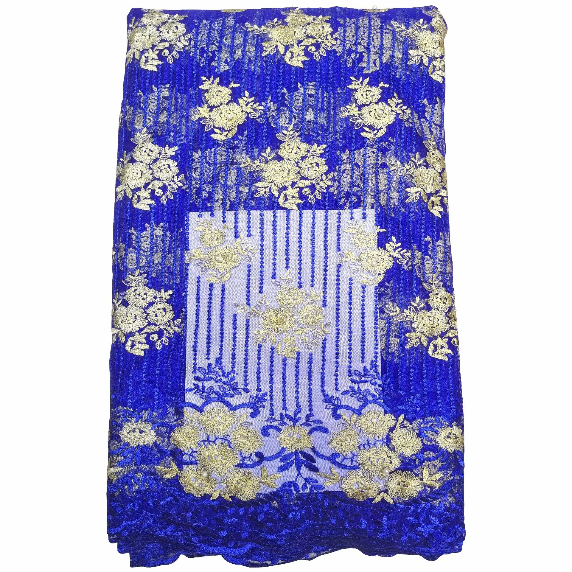 5 ярдов кружева вышивка цветок Африканские свадебное платье ткань французские