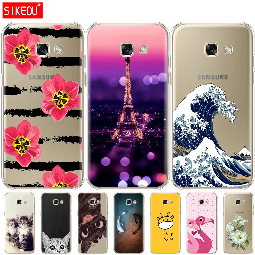 Чехол SIKEOU для Samsung Galaxy A3 2017 чехол A320 A320F мягкая защитная задняя крышка из ТПУ с