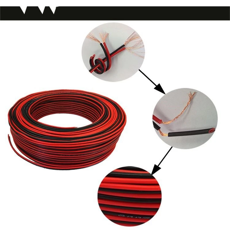 5 м/10 м/20 м/30 м/50 м/100 м 2pin 3pin 4Pin 5pin удлинитель 22 awg провод RGB + белый для светодиодной
