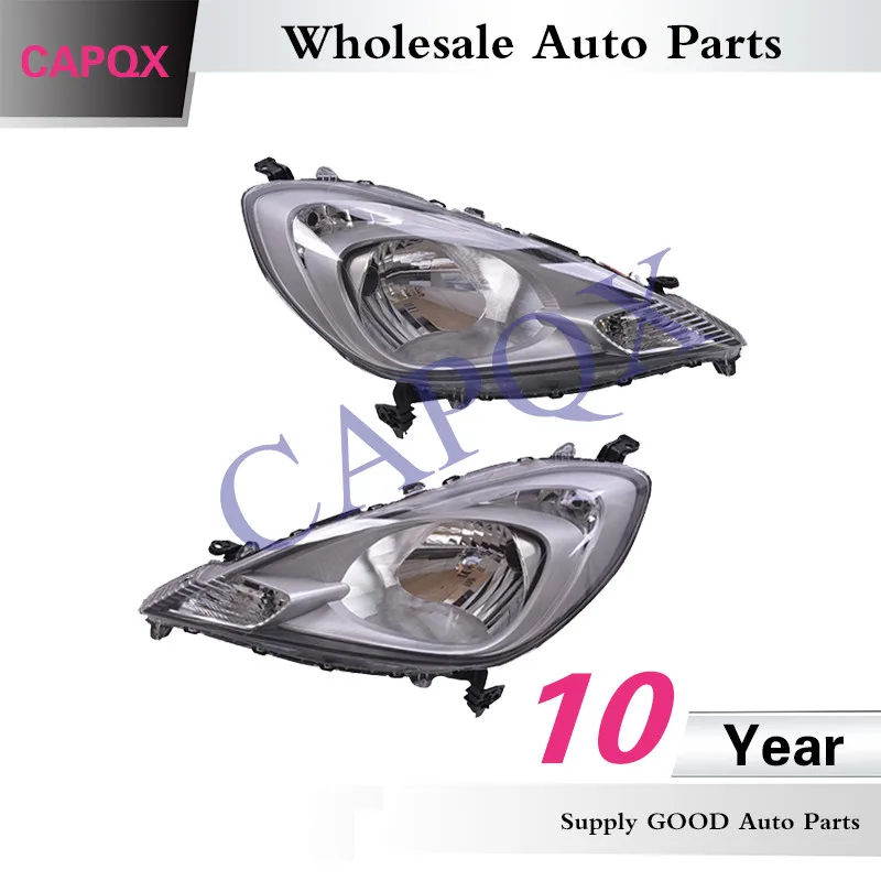 CAPQX 2 шт передние фары лампы фары 33100-TF0-H51 для FIT JAZZ GE6 GE8 2012 2013
