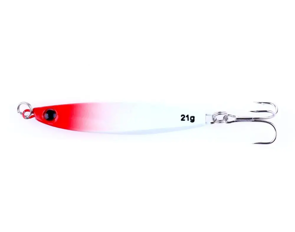 21g HENGJIA, 1 шт., жесткая металлическая свинцовая приманка, 14 г, 21 г, 30 г, 40 г, рыболовные снасти для погружения в море, вибрационные приманки, воблер, рыболовные снасти - Цвет: 21g