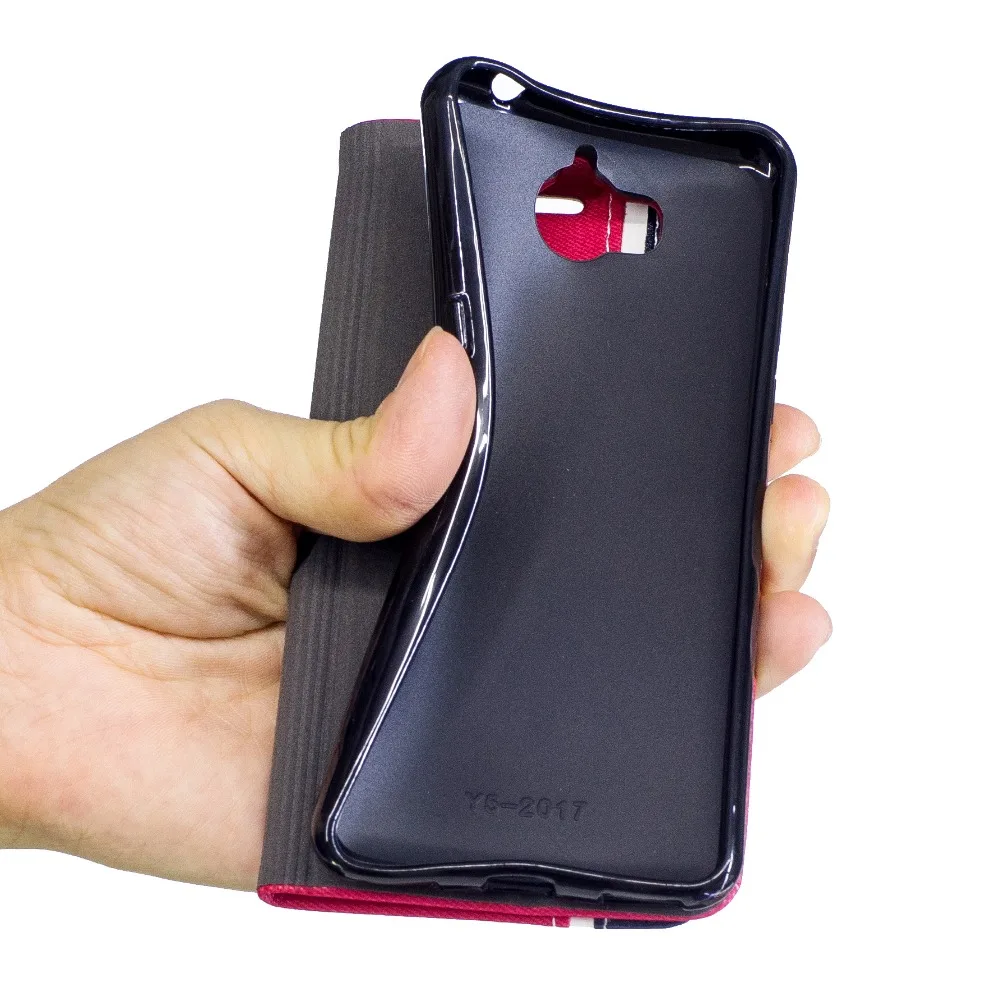 DIYABEI для Huawei Y5 5," чехол роскошный защитный для мобильного телефона Caas чехол книжка откидная крышка кошелек PU кожаные сумки
