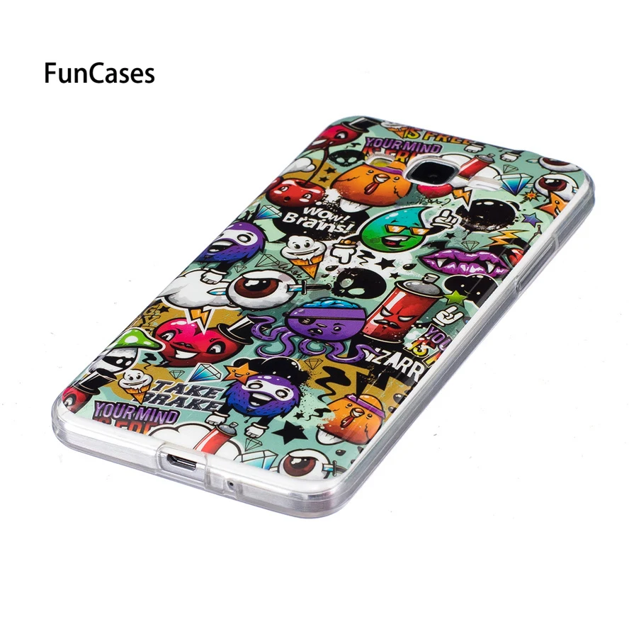 Светящийся чехол для coque samsung Galaxy Grand Prime силиконовый G531H G530 чехол|Бамперы| |