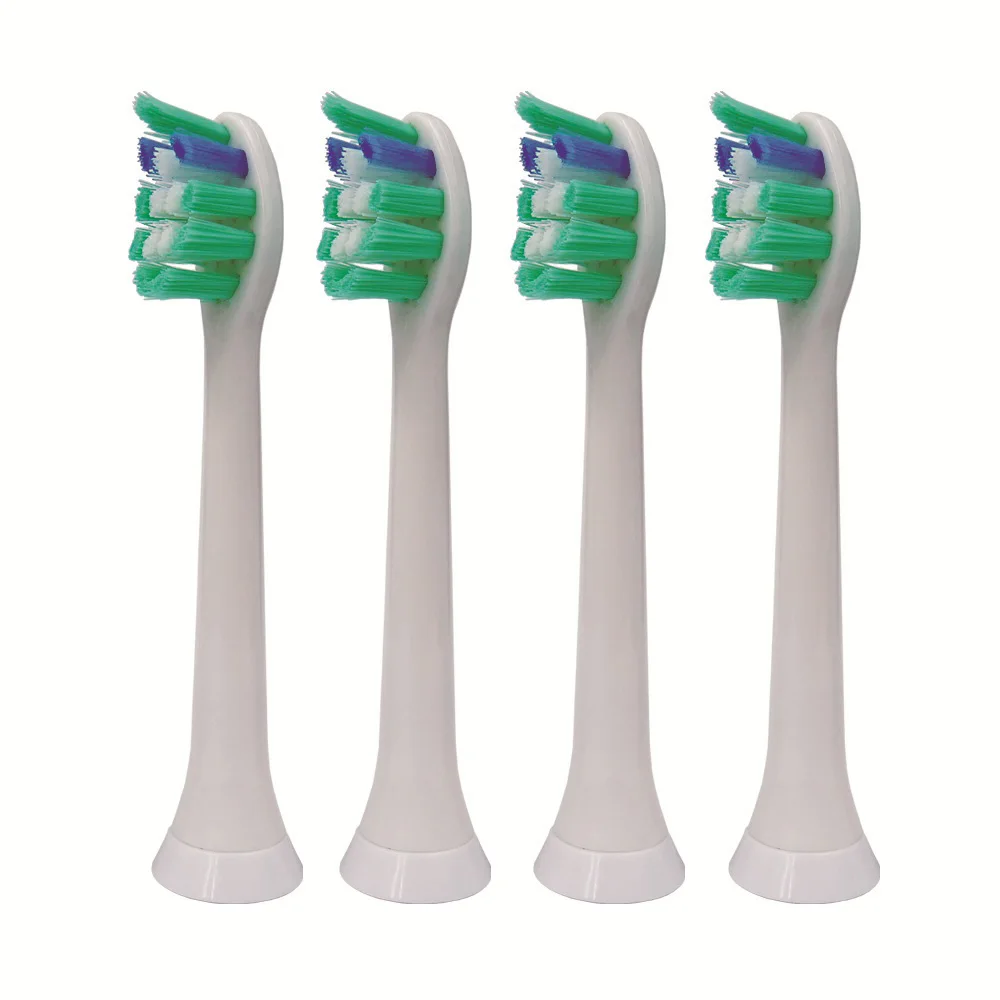 12 шт. в упаковке, Съемные насадки для зубной щетки HX9024 для Philips Sonicare ProResults HX6013 HX6530 9340 HX6930 HX6950 HX6710 HX9140 HX3216