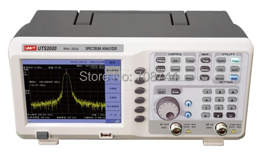 UNI T UTS2020 9 кГц 1 8 ГГц анализатор спектра Частотный анализатор|spectrum analyzer|frequency