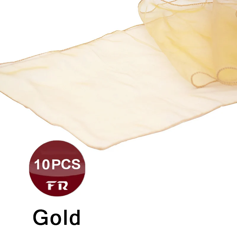 Органза настольные бегуны 10 шт. современный мягкий прозрачный органза