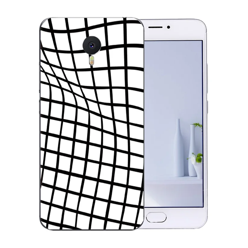 High Quality for Meizu M3 Note Phone Cases Soft Horse Pattern Blue Charm 3 Slim Silicon Anti Knock Full Protector Shell |