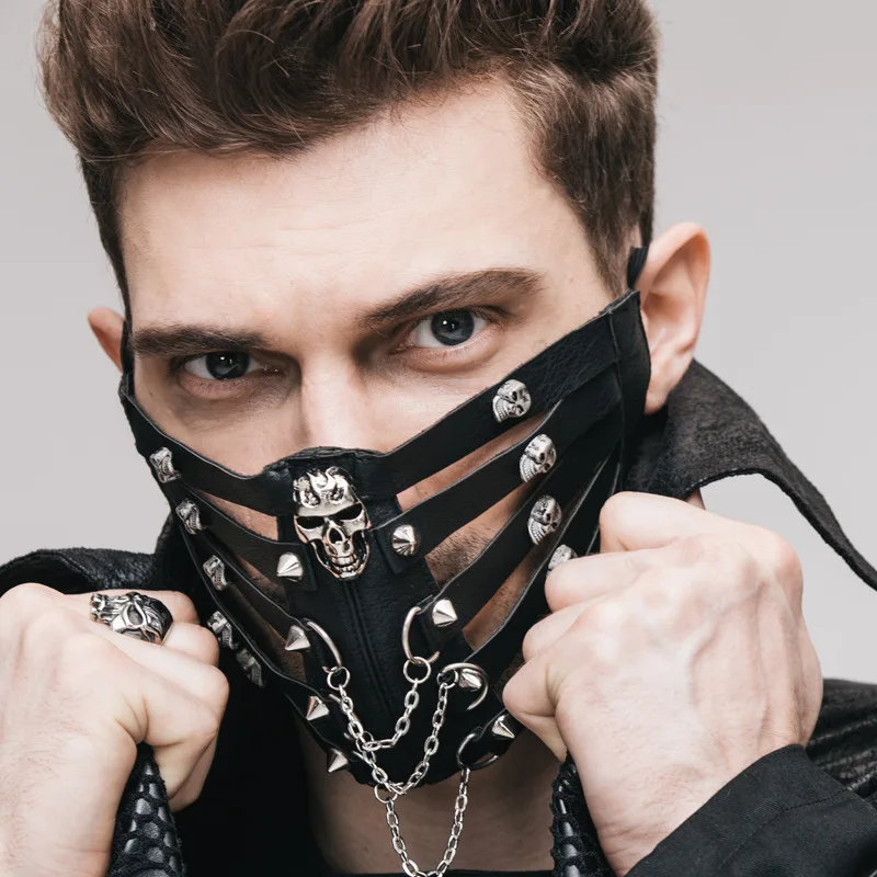 Маска Steam в стиле панк для мужчин и женщин косплей Трехмерная маска верховой езды