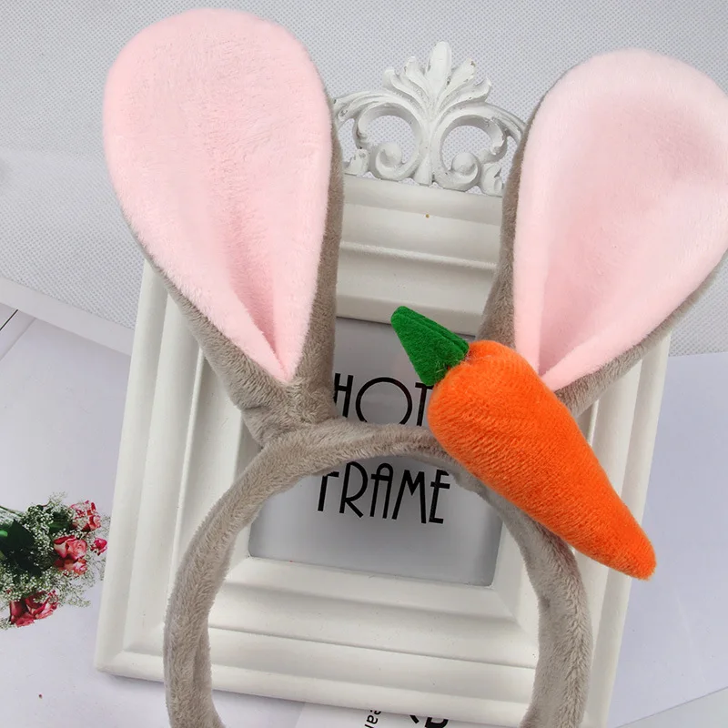 

New Hair Bands Fox Rabbit Ears Fluff Hair Bands Soft Cute Headband Hair Accessories Hair Hoop For Women Girls Kids Party