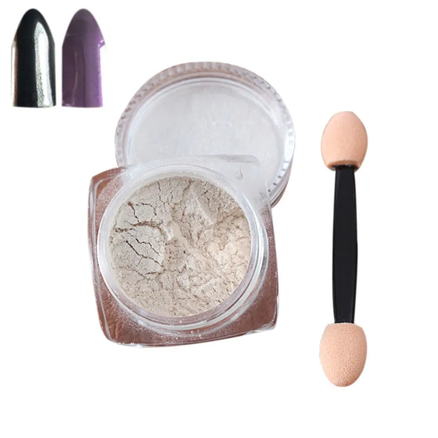 2017 A #2 г/кор. золотой серебряный лак для ногтей Блестящий зеркальный | Красота и