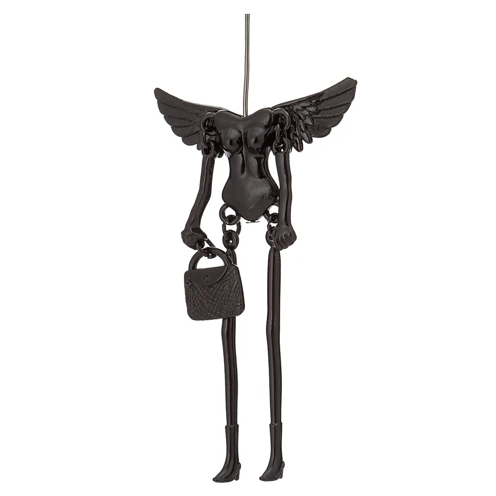 

WNGMNGL 2018 New Vintage DIY Character skeleton Pendants Fashion Gold Sliver Black Color Necklace Pendant Jewelry Accessories