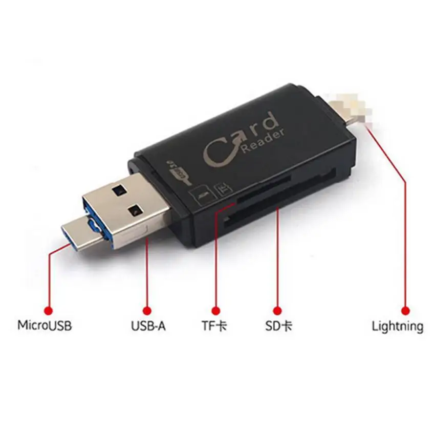 USB iFlash Drive Stick SD/TF устройство для чтения карт памяти ipad iPhone X 11 5 6 7 Plus|memory card reader