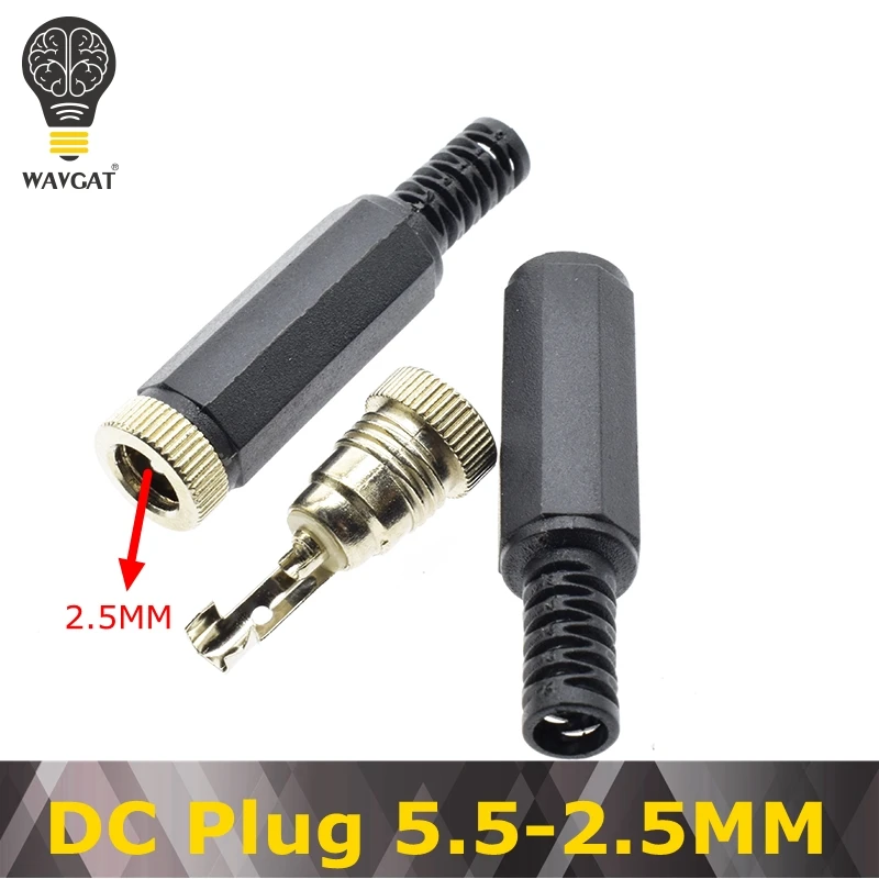 10 шт. DC разъем питания Jack Разъем 2,1 мм 3,5 мм* 1,1 мм 1,3 мм 2,5 мм x 5,5 мм Женский штекер DC адаптер питания
