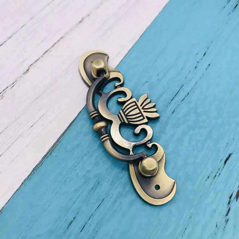 8pcs Funiture Door Handle Vintage Drawer Cabinets Knobs and Handles Cupboard Kitchen Pulls Antique Home Decor | Обустройство дома