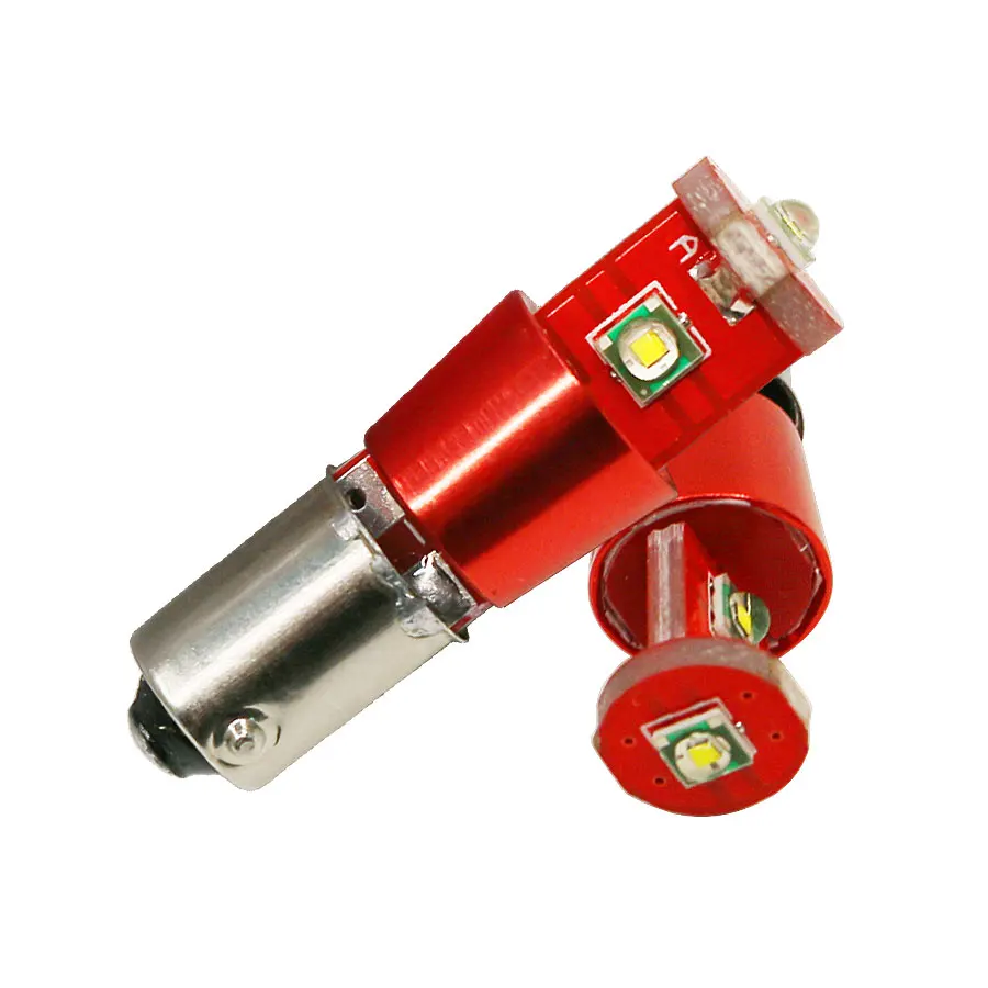2 шт. BA9S Cree светодиодный чип 3 SMD супер яркий Canbus 9 Вт без ошибок t4w h6w внутренний