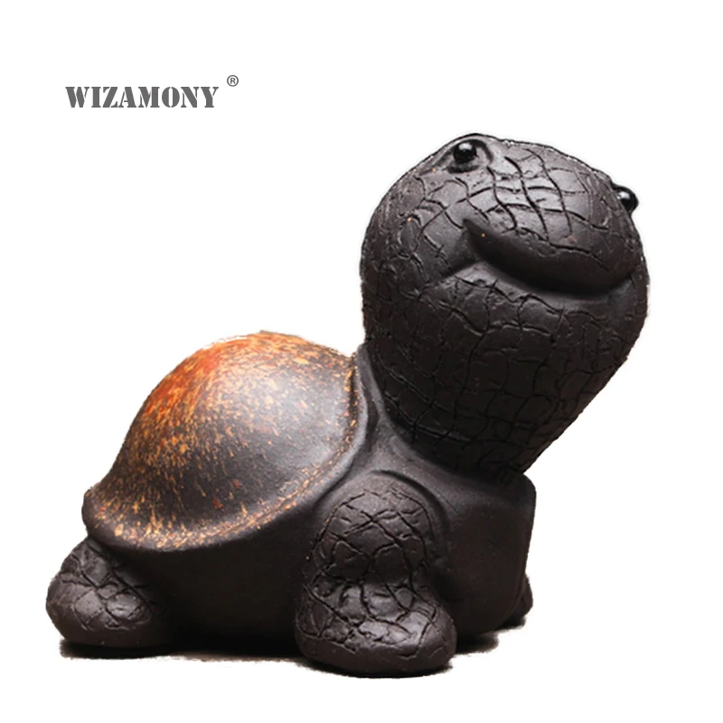 Фиолетовая глина WIZAMONY Yixing чай домашняя черепаха продление жизни китайская