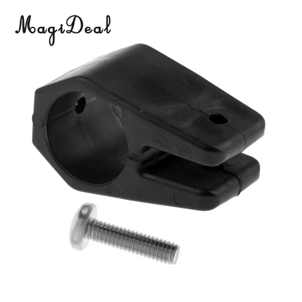 MagiDeal прочный сверхмощный Bimini Top Fitting Harware черная нейлоновая Щековая горка 1 'для