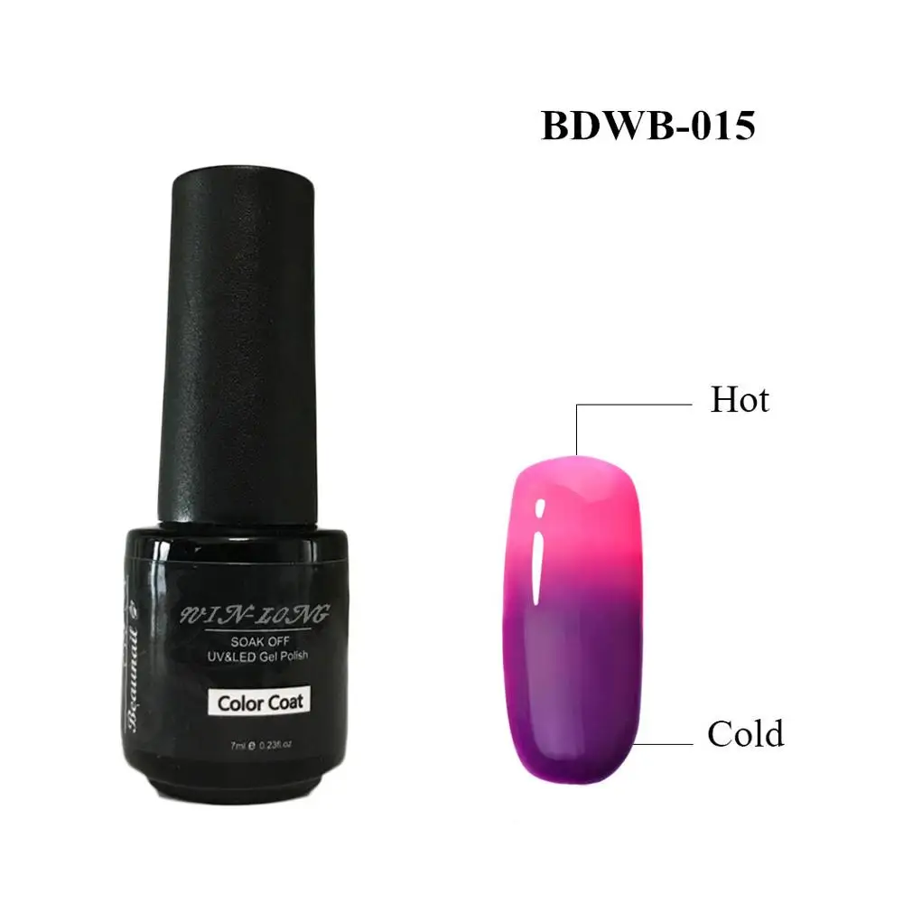 Температура изменить лак для ногтей UV светодиодный Gellak Soak Off Gelpolish Vernis полу