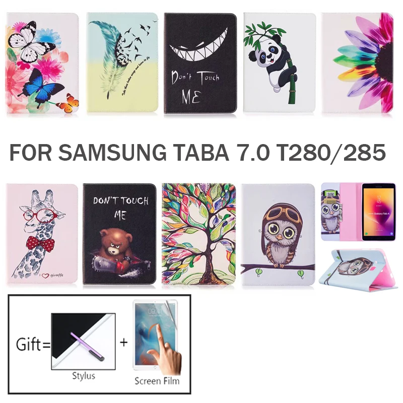 Чехол для планшета Samsung Galaxy Tab A 7 0 T280 T285 чехол книжка с подставкой 2016