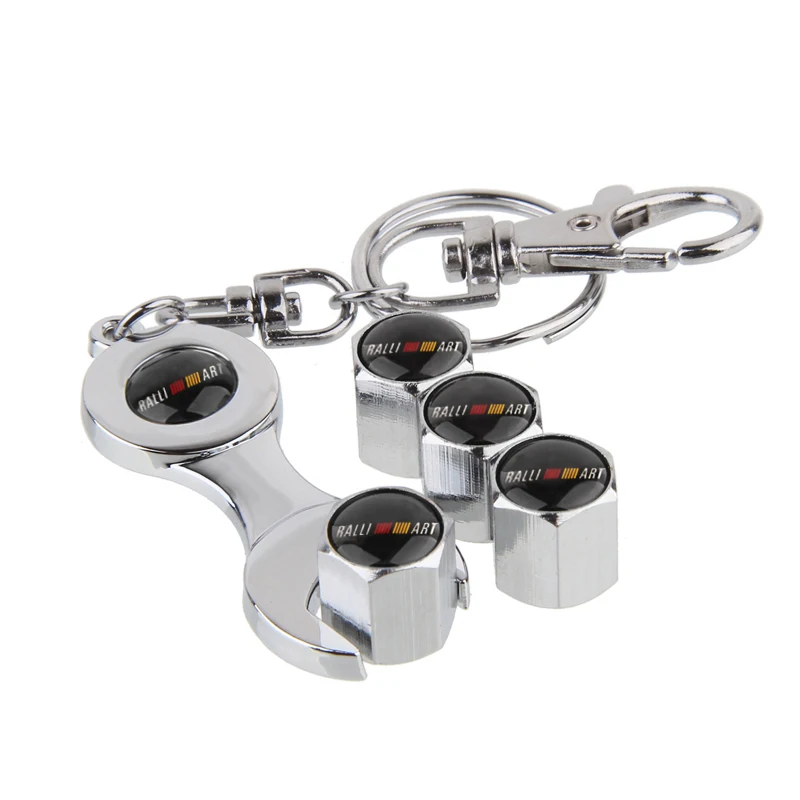 Колеса автомобиля крышки стержня вентиля шины крышка Гаечные Ключи брелок для