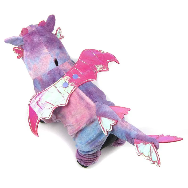Флисовый лежак для животных кошка собака костюмы Fly Dragon собачий наряд Хэллоуина