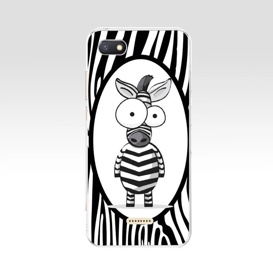 8 16 Xiaomi Redmi 6A case silicone cover 5.45" TPU Cartoon case on for Xiaomi redmi 6a redmi6a coque fundas phone bumper housing - Цвет: 8