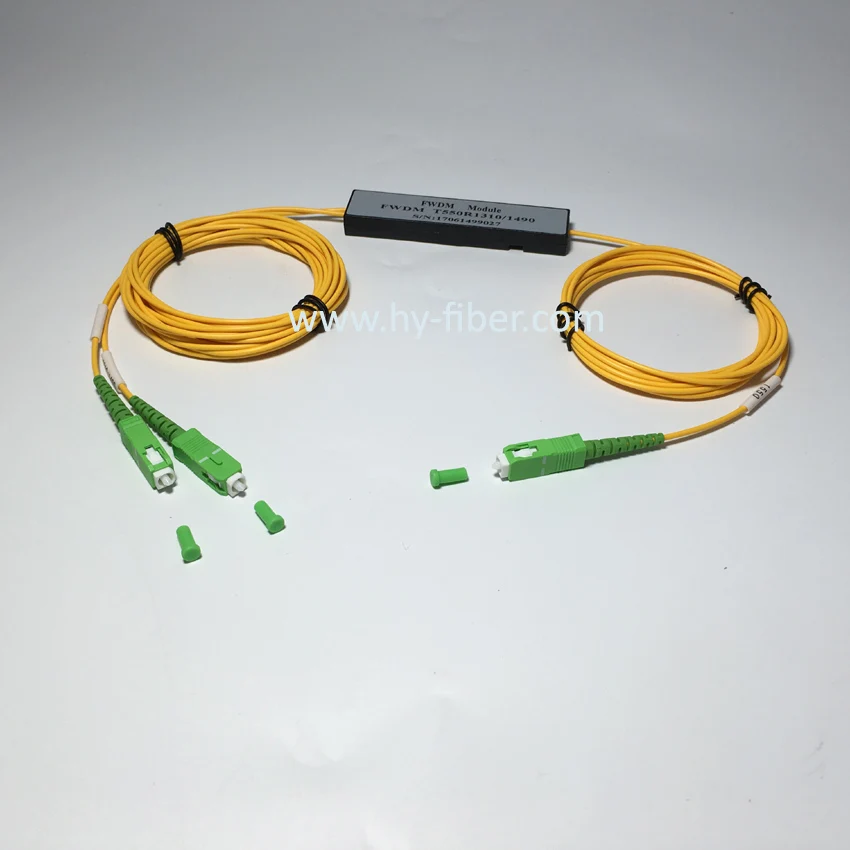 FWDM 1310/1490/Нм GPON/EPON с коннектором волоконно оптический мультиплексор разделения