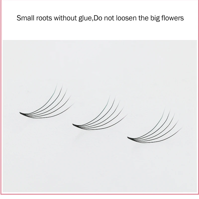 Предварительно сделанные объемные ресницы вентиляторы 5D фен для придания объема