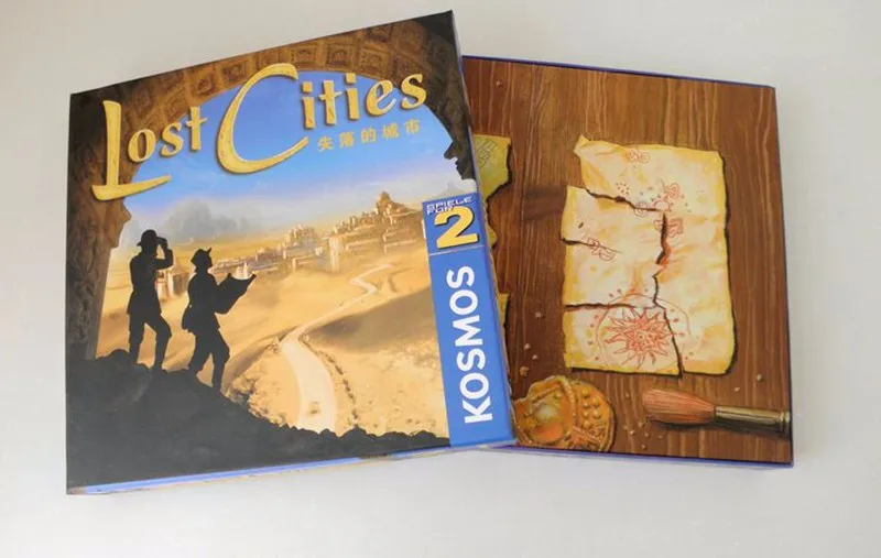 Lost Cities World Adventure карточные игры для 2 игровая панель игра друг настольная игра в помещении Lost City